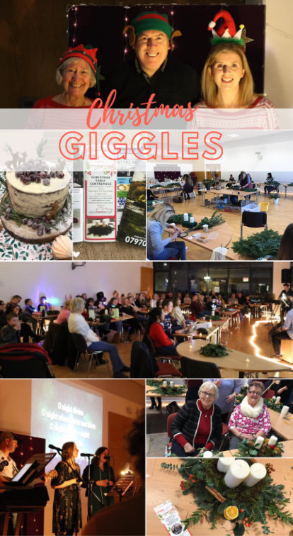 Group of pictures showing people enjoying Pillar CC Christmas crafts and celebration events